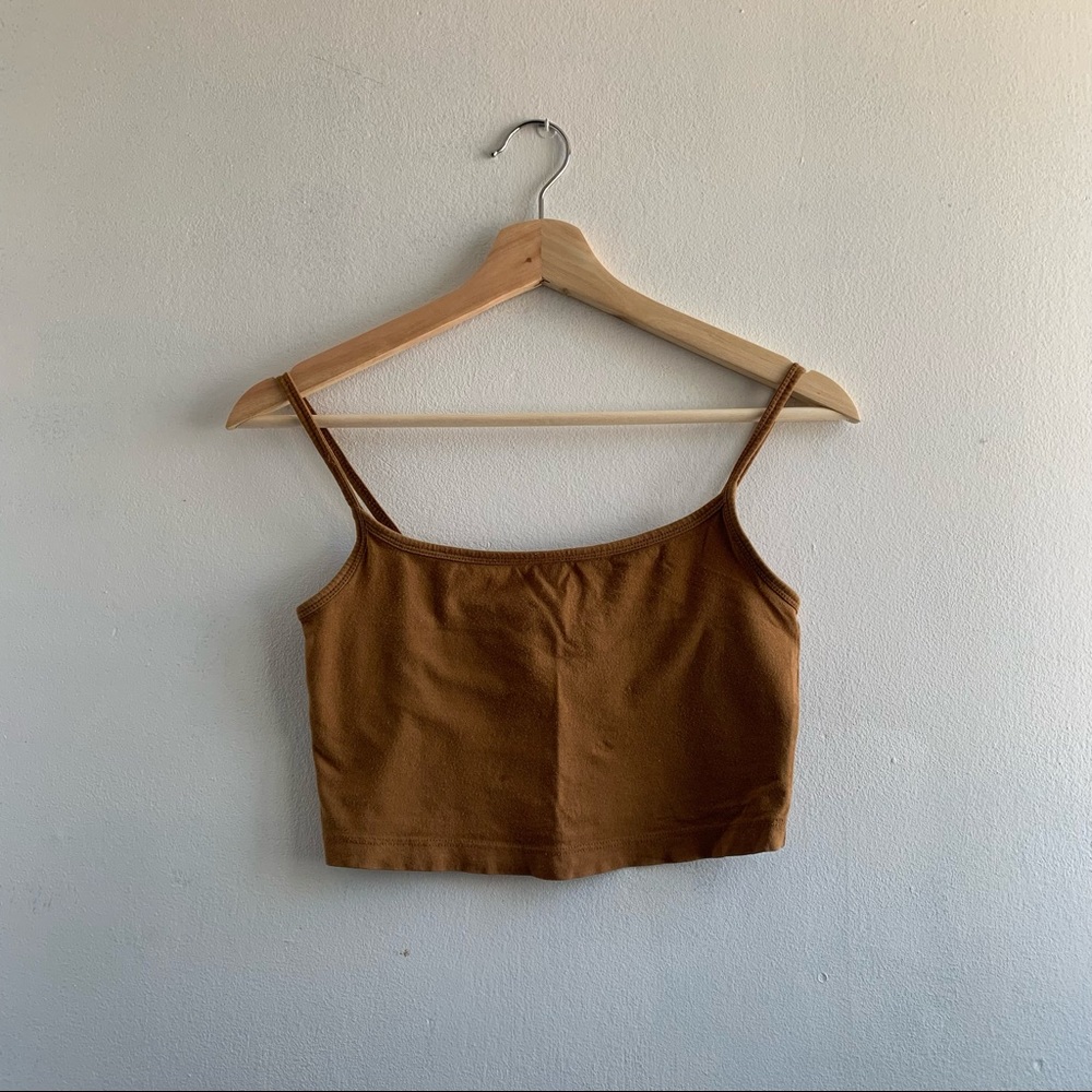 Forever 21 Mustard Crop Top